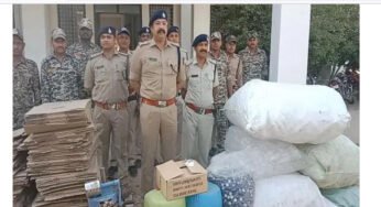भिंड पुलिस ने शराब बनाने का सामान किया जप्त