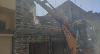 ग्वालियर में मासुम से दुष्कर्म आरोपी के घर चला बुलडोजर