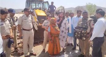 देवास में प्रशासन ने अपराधियों से मुक्त कराई करोड़ों की जमीन