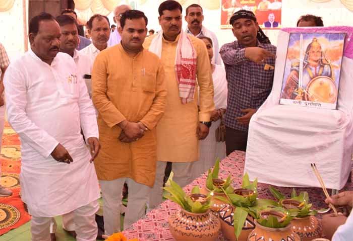 सिंगरौली जिले के महुली से शुरू हुई वीरांगना रानी दुर्गावती जनजातीय गौरव यात्रा