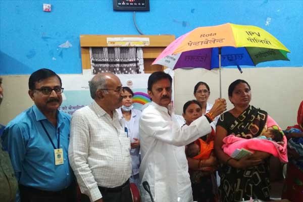 मिशन इन्द्रधनुष के तहत टीकाकरण अभियान का हुआ शुभारंभ