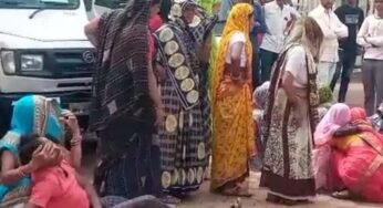 शिवपुरी में स्कूल बस और बाइक की टक्कर, एक की मौत
