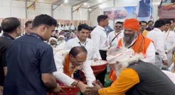मुख्यमंत्री ने संतों का सम्मान कर आशीर्वाद लिया, रैदासी संत परम्परा के संतों ने मुख्यमंत्री का आभार माना