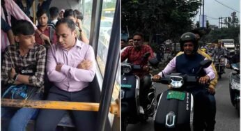 इंदौर में आज “No-Car Day”, कलेक्‍टर बस से और महापौर ई-‍बाइक से पहुंचे कार्यालय