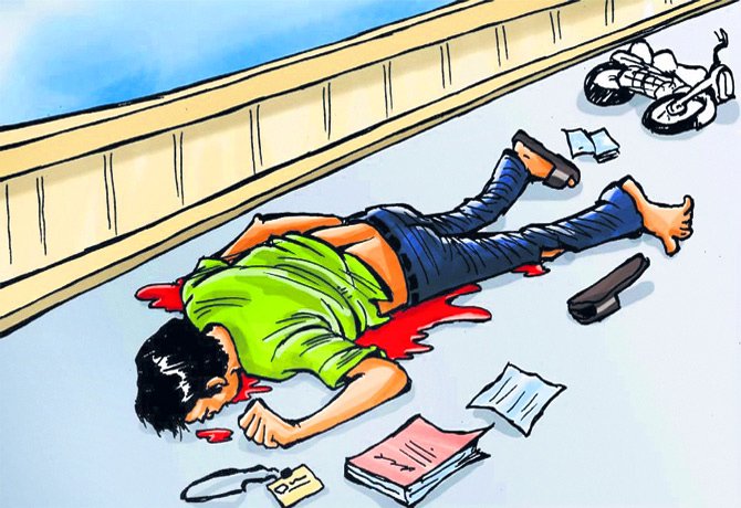 भोपाल में पैदल सड़क पार कर रहे युवक की एंबुलेंस की चपेट में आने से मौत