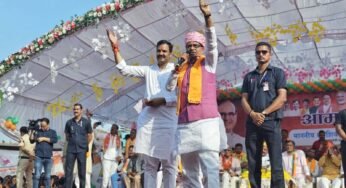मुख्यमंत्री शिवराज सिंह चौहान ने भाजपा प्रत्याशियों के समर्थन में विशाल चुनावी सभाओं को संबोधित कर कहा- हम डबल इंजन वो डबल मनोरंजन