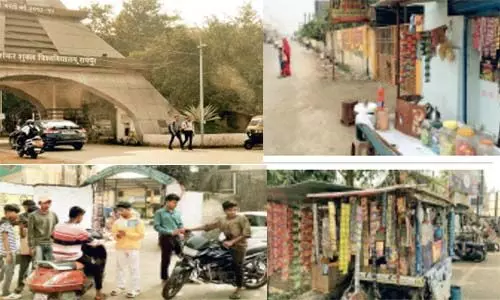 रायपुर : कैसे होगी छात्र सुरक्षा 100 मीटर का दायरा छोड़िए… यहां कैंपस भीतर ही बिक रहे नशीले पदार्थ