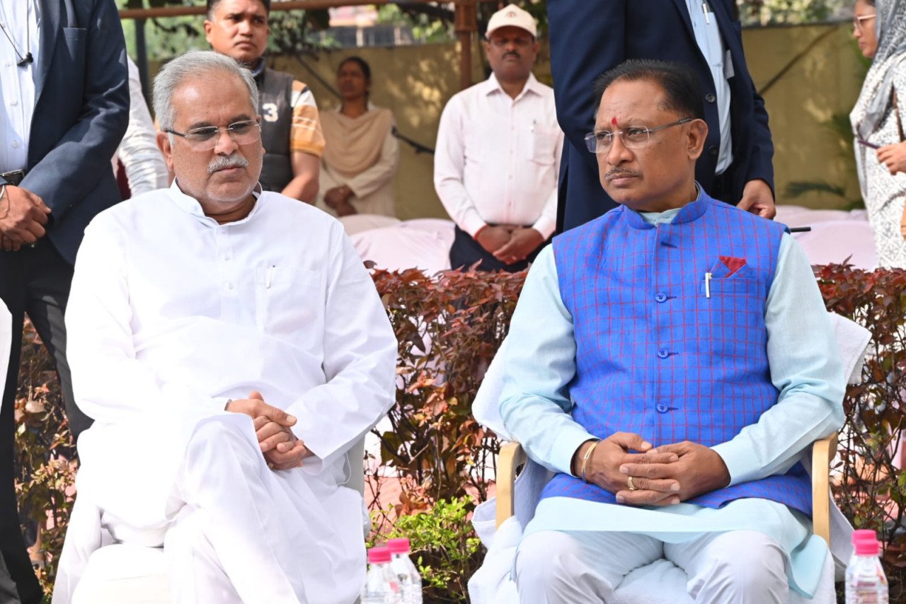 रायपुर : मुख्यमंत्री श्री विष्णु देव साय राजधानी रायपुर स्थित पाटन सदन पहुंचे