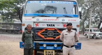 CG : मेन रोड में ट्रेलर खड़ी करने वाला चालक गिरफ्तार