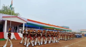 CG : गणतंत्र दिवस के पूर्व मिनी स्टेडियम में की गई फुल ड्रेस रिहर्सल