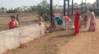CG : EWS कॉलोनी में स्वच्छता पखवाड़ा और राम मंदिर प्राणप्रतिष्ठा की तैयारी