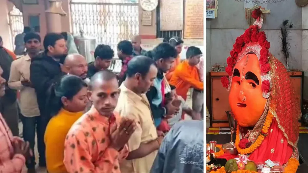 CG : नए साल में मां विंध्यवासिनी मंदिर में उमड़ी भीड़