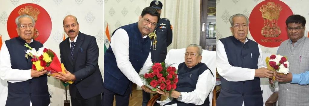 CG : राज्यपाल को कई विश्वविद्यालयों के कुलपतियों ने नववर्ष की शुभकामनाएं दी