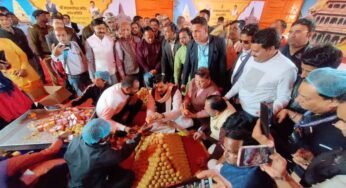 मध्य प्रदेश के मुख्यमंत्री मोहन यादव महाकालेश्वर मंदिर की चिंतामन यूनिट में पहुंचे यहां पर पहुंचकर उन्होंने लड्डू प्रसादी बनाई, अयोध्या भेजे जायेंगे 22 जनवरी को