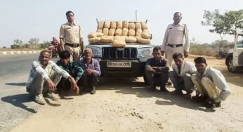 CG : 25 लाख के गांजे के साथ 6 अंतरराज्यीय तस्कर गिरफ्तार…