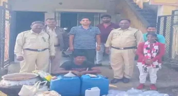 CG : आबकारी विभाग ने की बड़ी कार्यवाही, भारी मात्रा में महुआ शराब जब्त