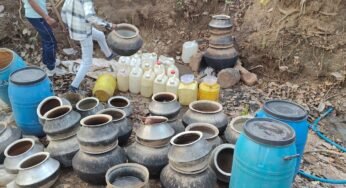 CG : भारी मात्रा में अवैध शराब और महुआ लाहन जब्त