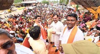 प्रदेश अध्यक्ष विष्णुदत्त शर्मा ने पन्ना गुन्नौर विधानसभा क्षेत्र के दो दर्जन गांवों में नुक्कड़ सभाओं को किया संबोधित