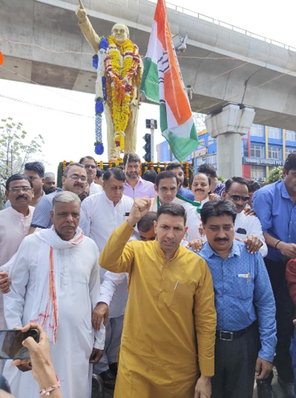 बाबासाहेब अम्बेडकर के द्वारा बनाए गए संविधान की रक्षा हम अपनी शहादत भी देकर करेंगे : जीतू पटवारी