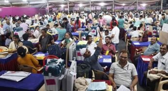 आधी रात तक स्टेडियम लौटी पोलिंग पार्टियां, सुबह साढ़े तीन बजे लगा स्ट्रांग रुम में ताला