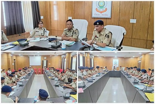 CG : बालोद एसपी ने थाना प्रभारियों की ली बैठक
