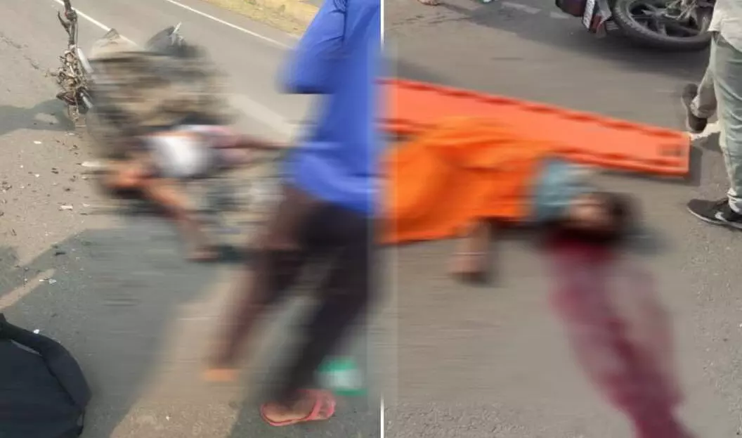 CG : कलेक्ट्रेट के सामने सड़क हादसा, 2 युवकों की मौत