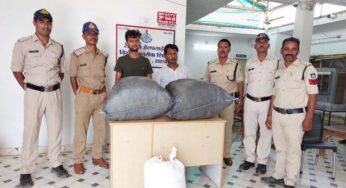 जिले के देवलोंद थाना पुलिस ने बीती रात सुखाड गांव के समीप गांजा तस्करी कतरे दो आरोपितों को गिरफ्तार कर गांजा जप्त किया