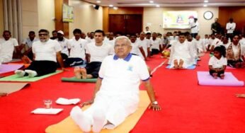शरीर, मन और आत्मा को संतुलित रखने योग ज़रूरी – श्री मंगुभाई पटेल