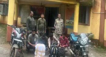 CG : 60 किलो गांजा जब्त, 6 आरोपी गिरफ्तार