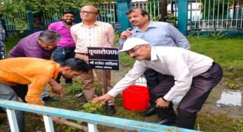 एम.पी. ट्रांसको मुख्यालय में हुआ वृहद पौधारोपण