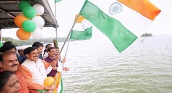 सीएम यादव ने बोट क्लब पर लहराया तिरंगा, बोले- पूरा देश और प्रदेश तिरंगामय नजर आ रहा है