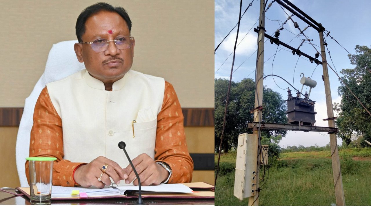 CG : रायपुर ग्राम हर्राडाँड़ में लगाया गया नया ट्रांसफार्मर