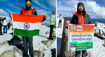 सबसे ऊँची माउंट कोसियुज्को पर तिरंगा लहरा कर पर्वतारोही कुशवाह पहुँचे भोपाल