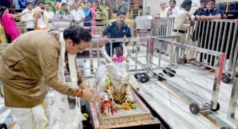 बाबा महाकाल के दर्शन कर मंत्री टेटवाल ने लिया आशीर्वाद