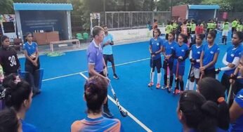 हॉकी इण्डिया हाई परफार्मेन्स डायरेक्टर हर्मन क्रुइस ने म.प्र. राज्य महिला हॉकी अकादमी, ग्वालियर का अवलोकन किया