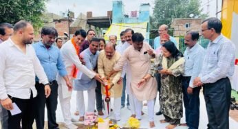 दक्षिण-पश्चिम विधानसभा के वार्ड 25 में विधायक भगवानदास सबनानी ने किया विकास कार्यों का भूमि पूजन