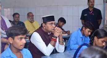 मंत्री सारंग ने किया शा. नवीन उ. मा. विद्यालय सेमरा का औचक निरीक्षण