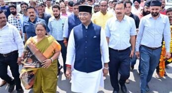 मंत्री सारंग ने प्रभात चौराहे पर प्रस्तावित फ्लाई ओवर ब्रिज निर्माण स्थल का निरीक्षण किया