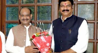 भाग्योदय तीर्थ पहुंचकर लोकसभा अध्यक्ष बिरला ने लिया मुनिका आशीर्वाद