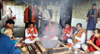 उप मुख्यमंत्री शुक्ल ने माँ शारदा देवी के दर्शन किए