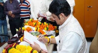 खाद्य मंत्री श्री राजपूत ने वेयर-हाउसिंग और सिविल सप्लाइज कॉर्पोरेशन के अध्यक्ष का पदभार ग्रहण किया