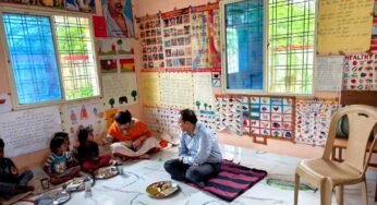 रंगीन रोटी से मिल रहा आँगनवाड़ी के बच्चों को भरपूर पोषण