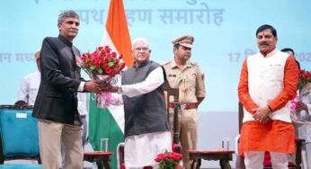 राज्यपाल ने मध्यप्रदेश राज्य सूचना आयोग के मुख्य सूचना आयुक्त और सूचना आयुक्तों को आज शपथ ग्रहण कराई