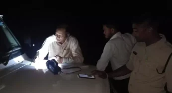 CG : रेत घाट में टार्च के सहारे छापेमारी, वाहन जब्त