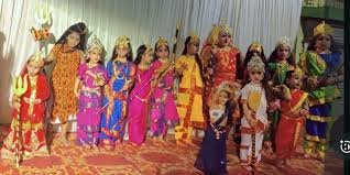 CG : बच्चों ने दी माँ दुर्गा के नौ अवतार की मोहक प्रस्तुति