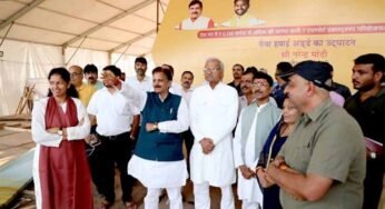 उप मुख्यमंत्री श्री शुक्ल ने रीवा एयरपोर्ट समारोह स्थल का किया निरीक्षण