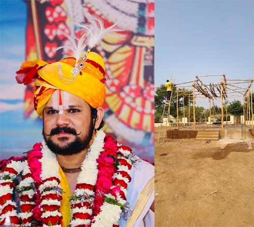 राजनांदगांव : डुमरडीहकला में चंडी महायज्ञ, श्रीमद् देवी भागवत की तैयारी जोरों पर