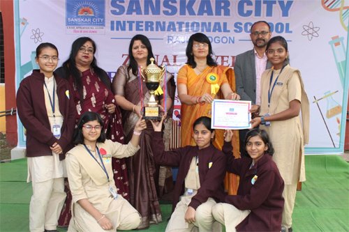 राजनांदगांव : संस्कार सिटी में विज्ञान प्रदर्शनी का भव्य आयोजन
