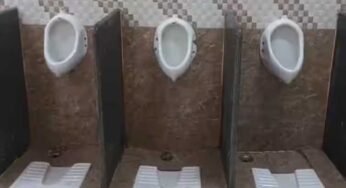भोपाल में ठेकेदार ने स्कूल में लेडीज टॉयलेट के ऊपर बना दिया जेंट्स टॉयलेट