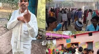 बूथ कैप्चरिंग का आरोप :मतदाताओं ने वीरपुर थाने पर प्रदर्शन करते हुए श्योपुर-मुरैना रोड पर चक्काजाम कर दिया